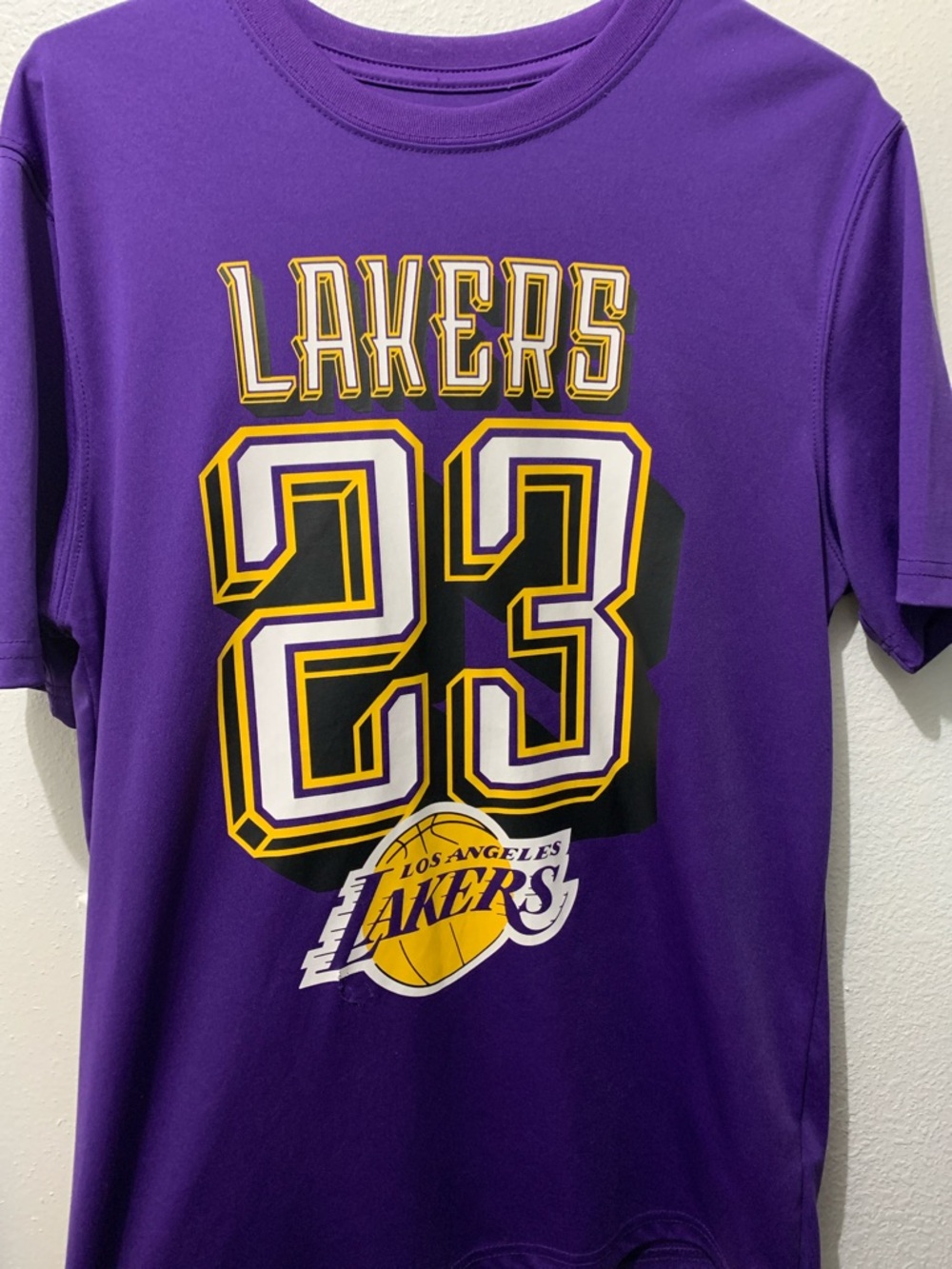 Los Angeles Lakers #23 Purple Graphic Tee